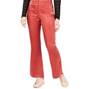 Moon River Satin Patch Pocket Pants